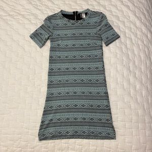 H&M Divided Dress - Blue/Black - Size 2